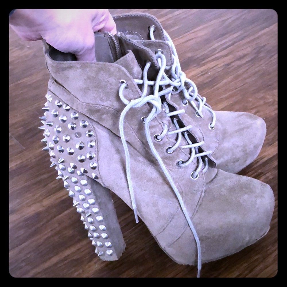 Spiky heels